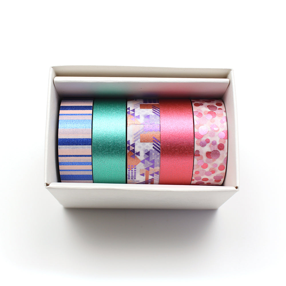 mt Washi Masking Tape - 15mm x 7m - Giftbox Bright