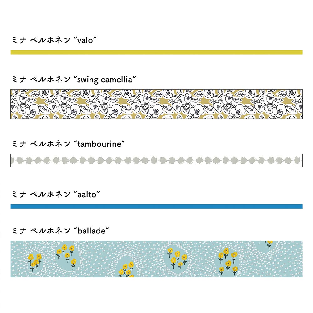 mt Washi Masking Tape - Assorted - 100th Anniversary Sets Mina Perhonen