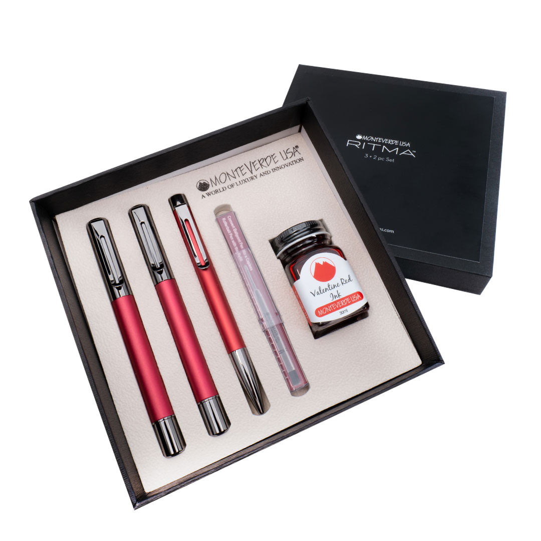 Monteverde Ritma 3+2 Piece Set Red