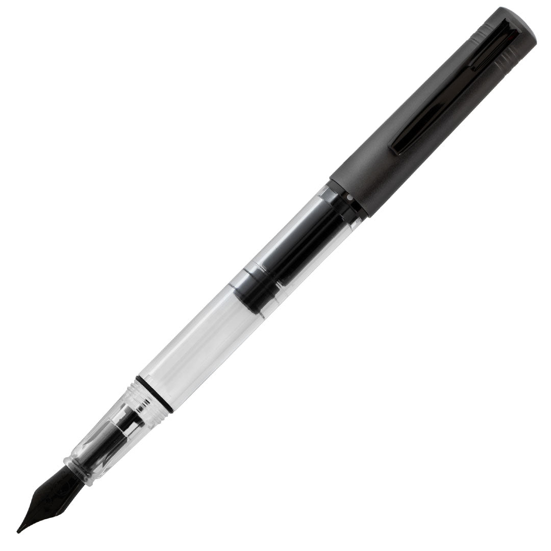 Monteverde MP1 Piston Filling Fountain Pen Coal Grey
