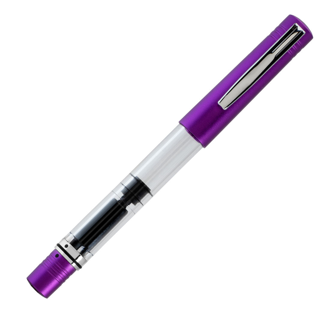 Monteverde MP1 Piston Filling Fountain Pen Purple Frost