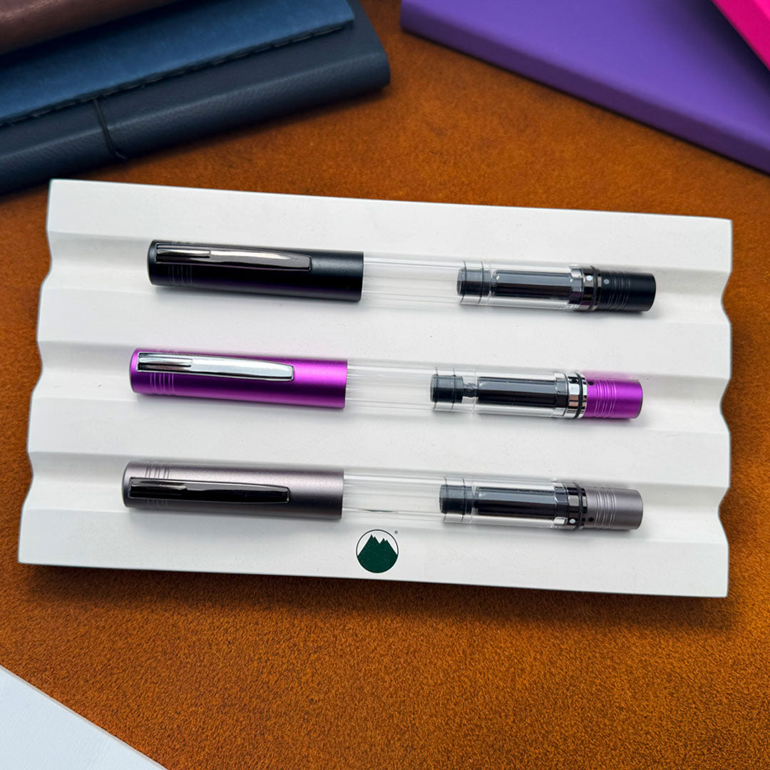 Monteverde MP1 Piston Filling Fountain Pen Purple Frost