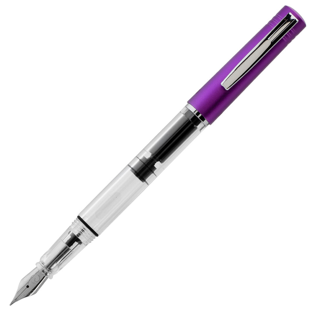 Monteverde MP1 Piston Filling Fountain Pen Purple Frost
