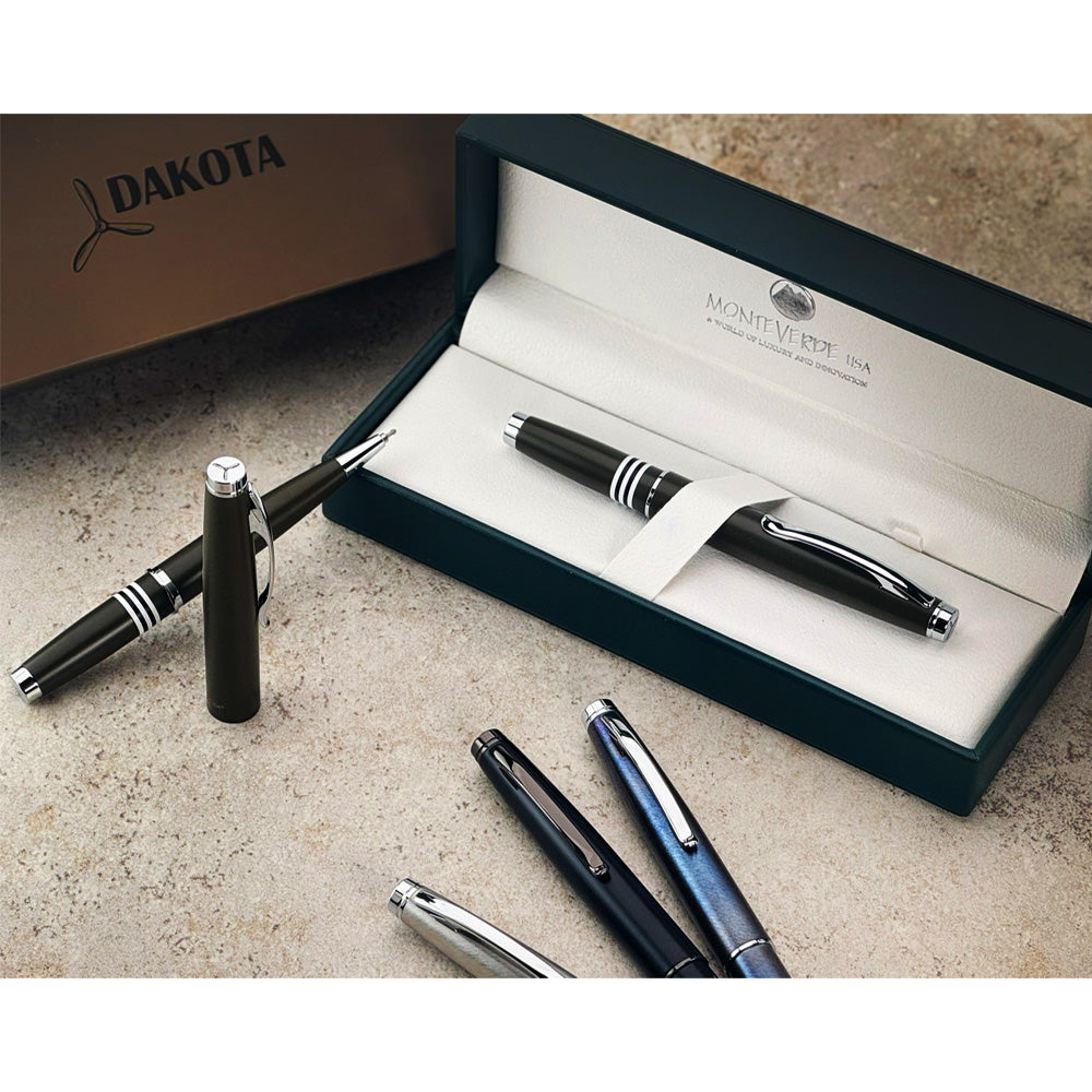 Monteverde Dakota Fountain Pen Stainless Steel