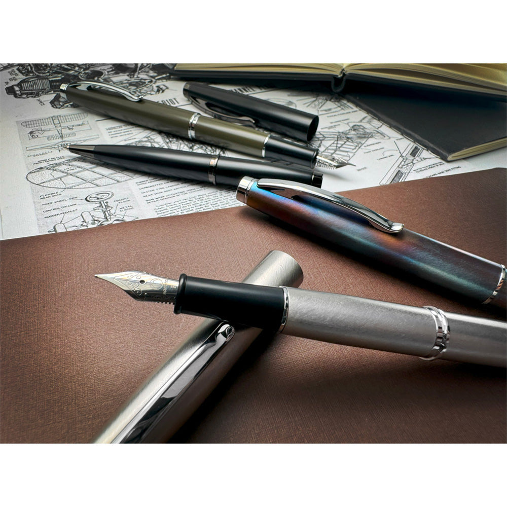 Monteverde Dakota Fountain Pen Stainless Steel