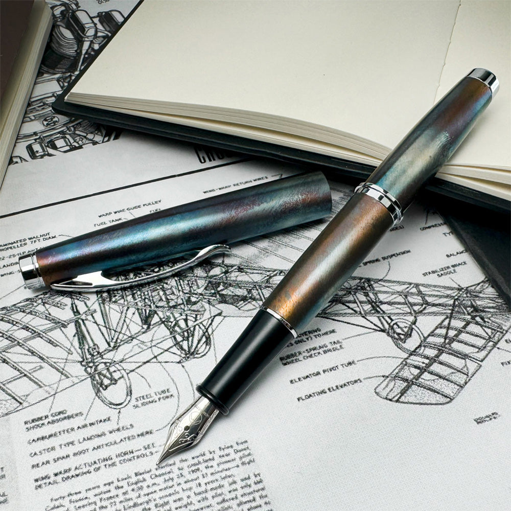 Monteverde Dakota Fountain Pen Raw Flame