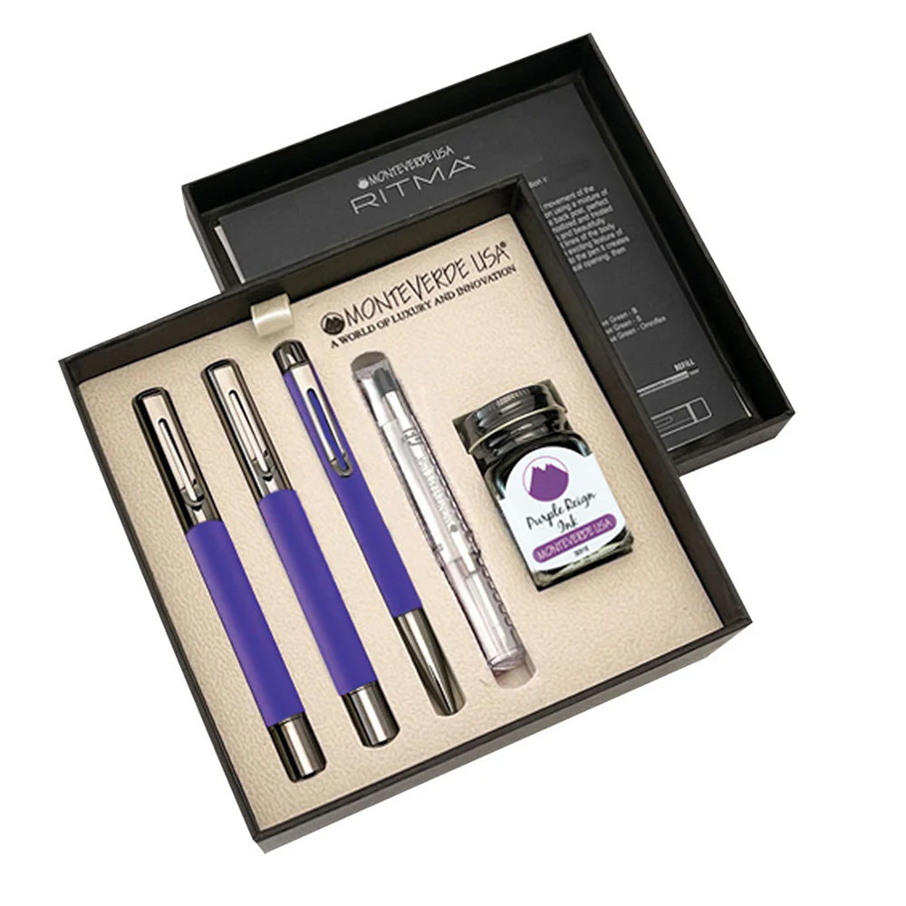 Monteverde Ritma Special Annual Collectible Edition 2025 Midnight Orchid 3+2 Piece Set