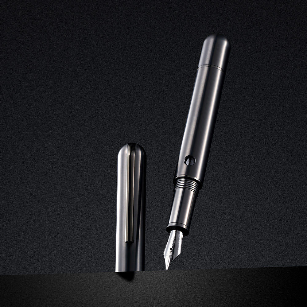 Nahvalur Nautilus Ti Fountain Pen Black