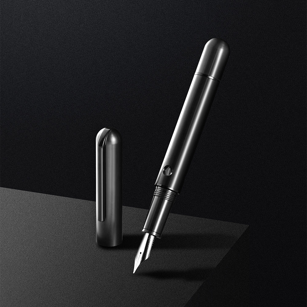 Nahvalur Nautilus Ti Fountain Pen Black