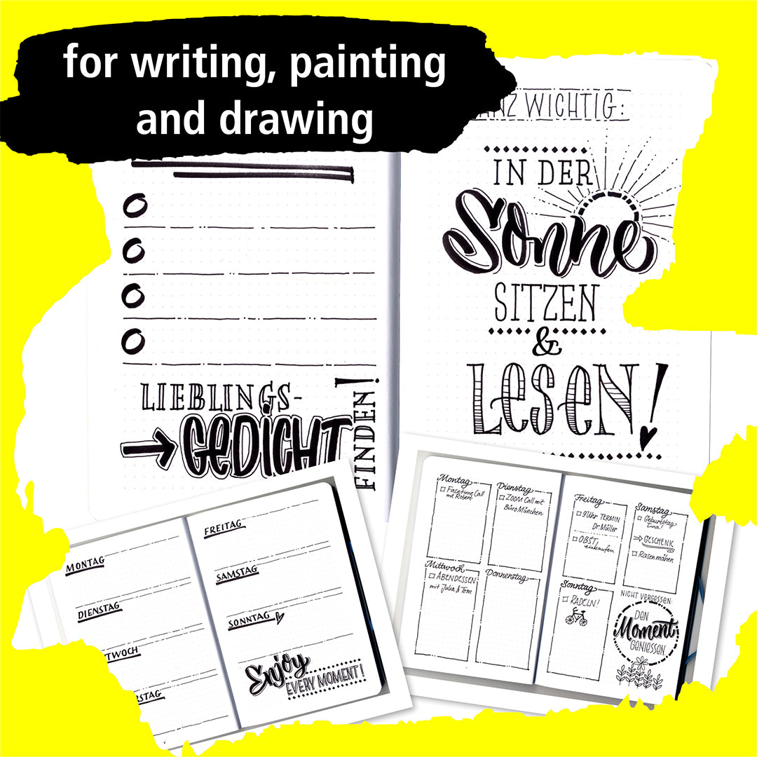 ONLINE Black Lettering Set of 5