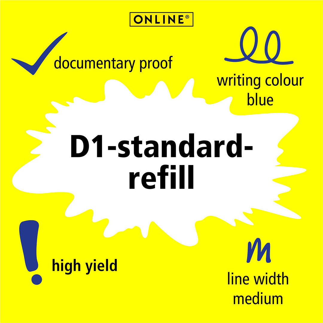 ONLINE D1-Short Mini Refills