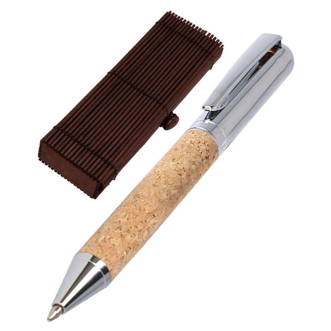 ONLINE Ballpen Cork in Bamboo box