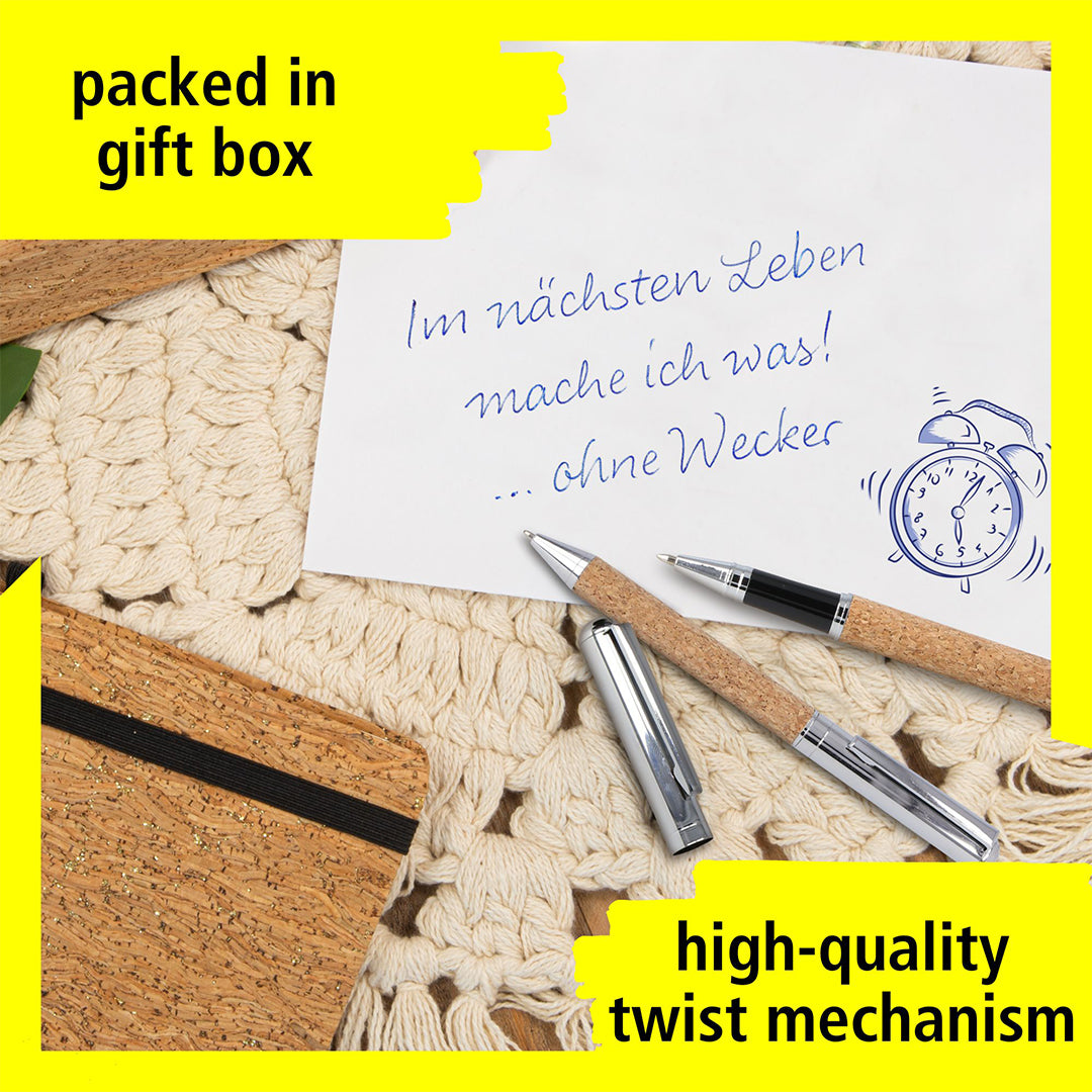 ONLINE Ballpen Cork in Bamboo box