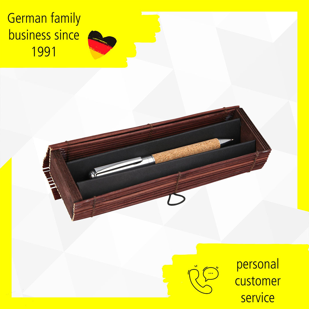 ONLINE Ballpen Cork in Bamboo box