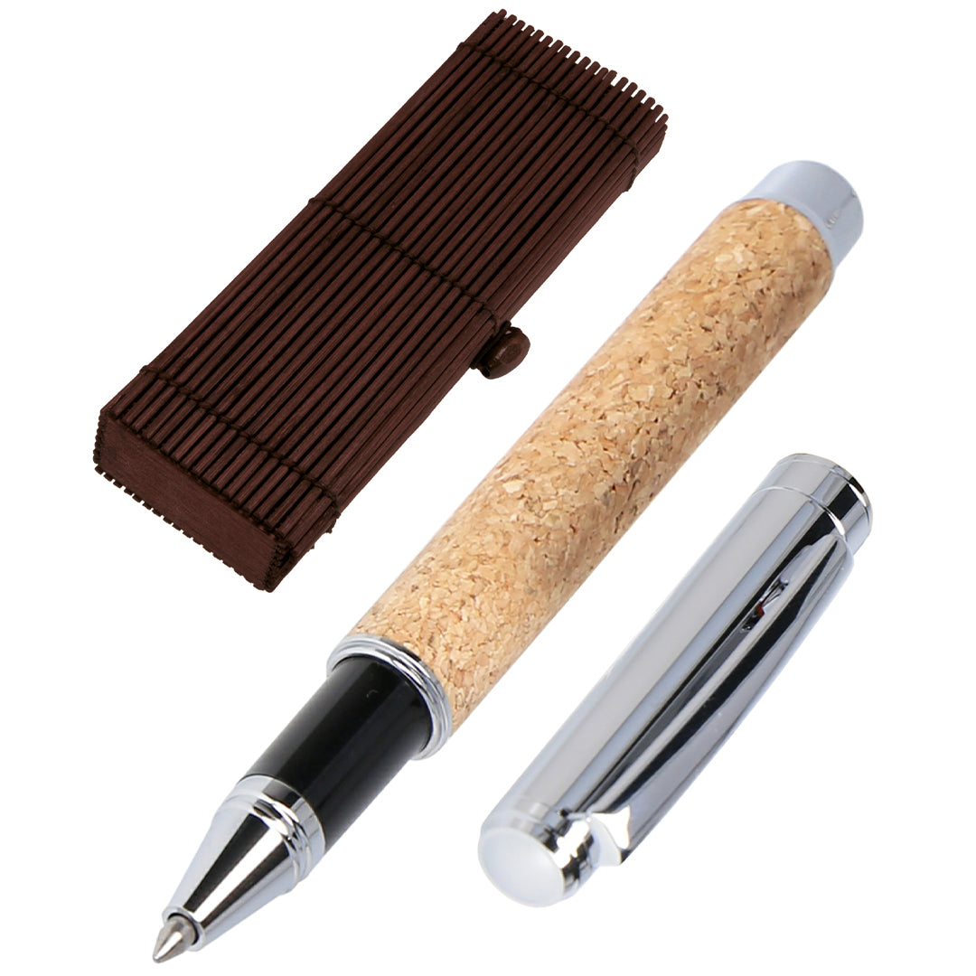 ONLINE Rollerball Pen Cork in Bamboo box