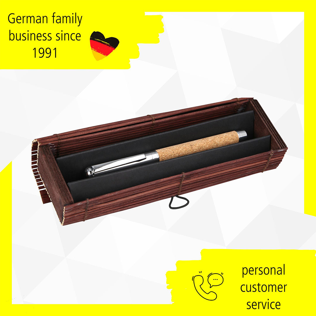 ONLINE Rollerball Pen Cork in Bamboo box