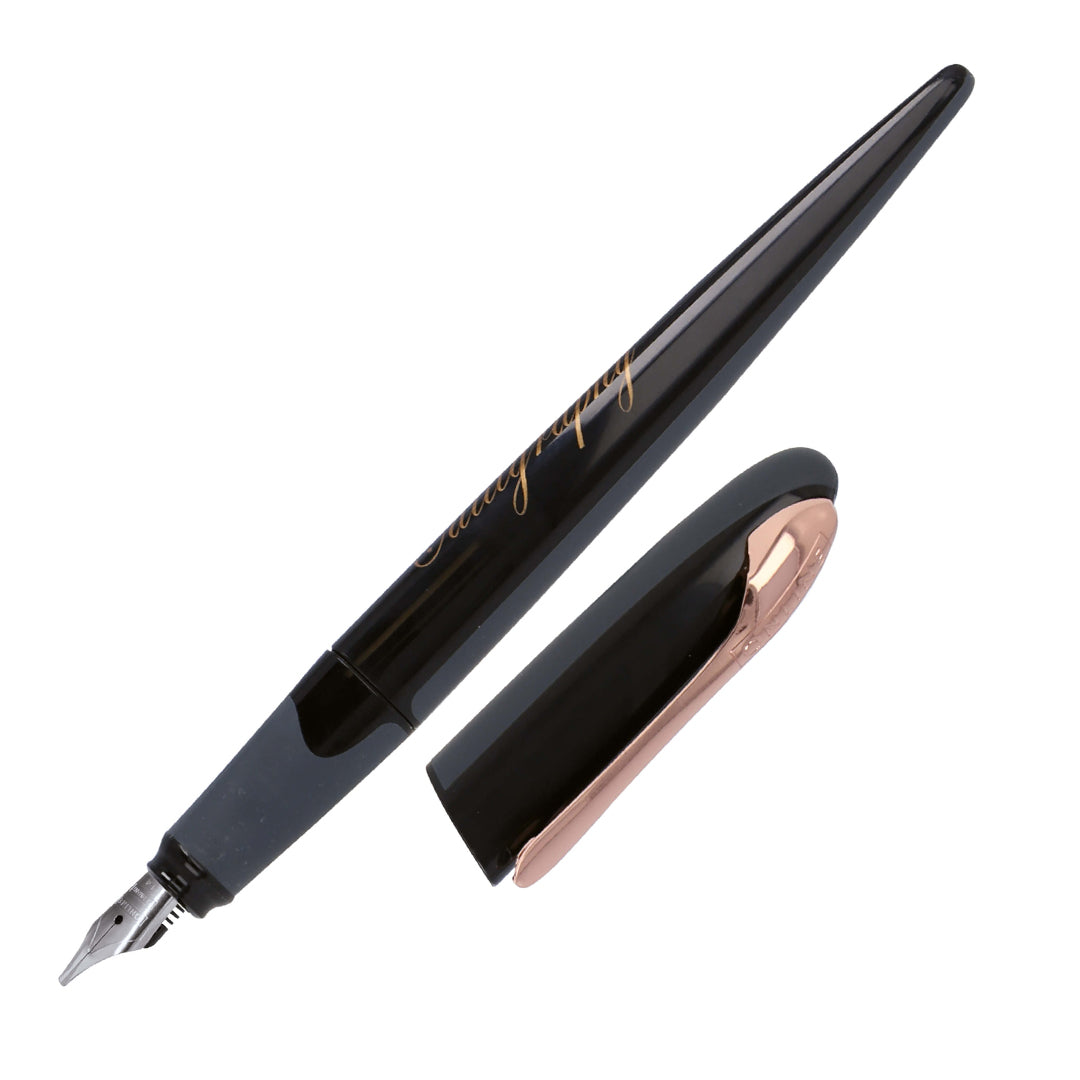 ONLINE Air Calligraphy Fountain Pen Black Rose