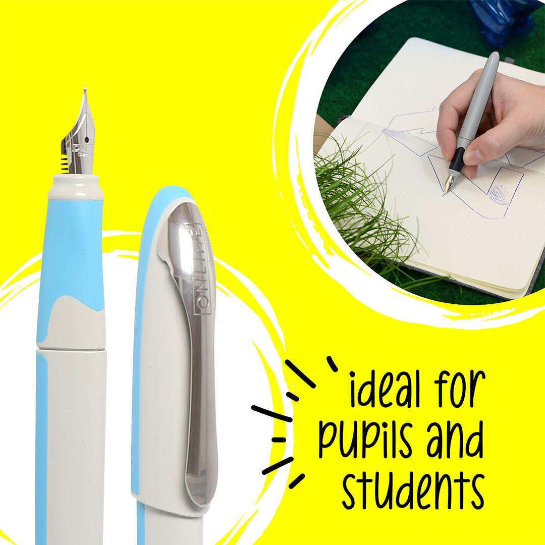 ONLINE AIR Blue Angel certificated fountain pen Blue n'Grey