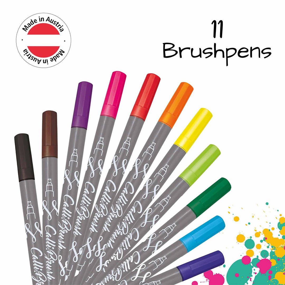 ONLINE Calligraphy Brush Gift Set of 11