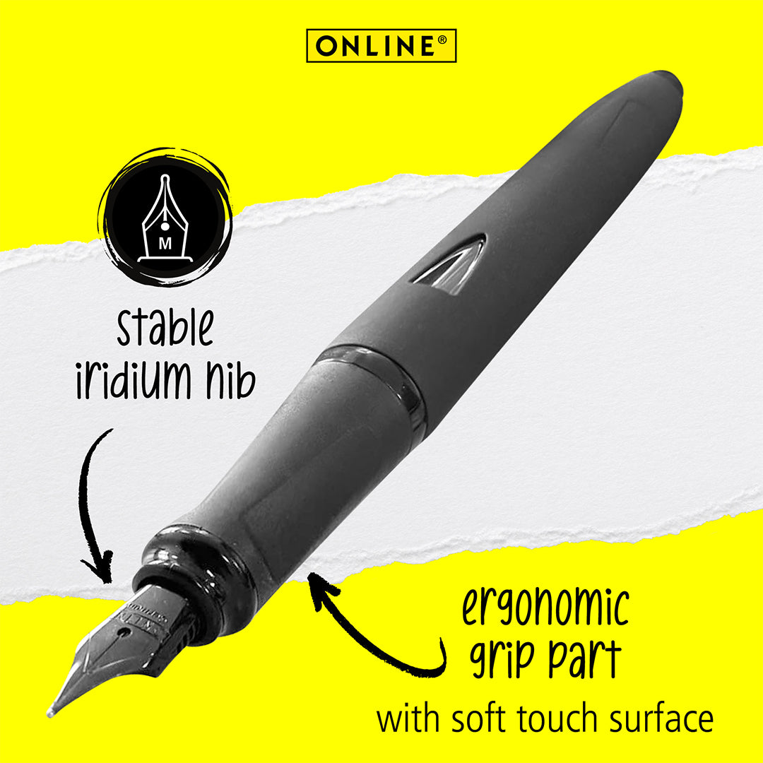 ONLINE Switch Expert Fountain Pen with Stylus Tip Black