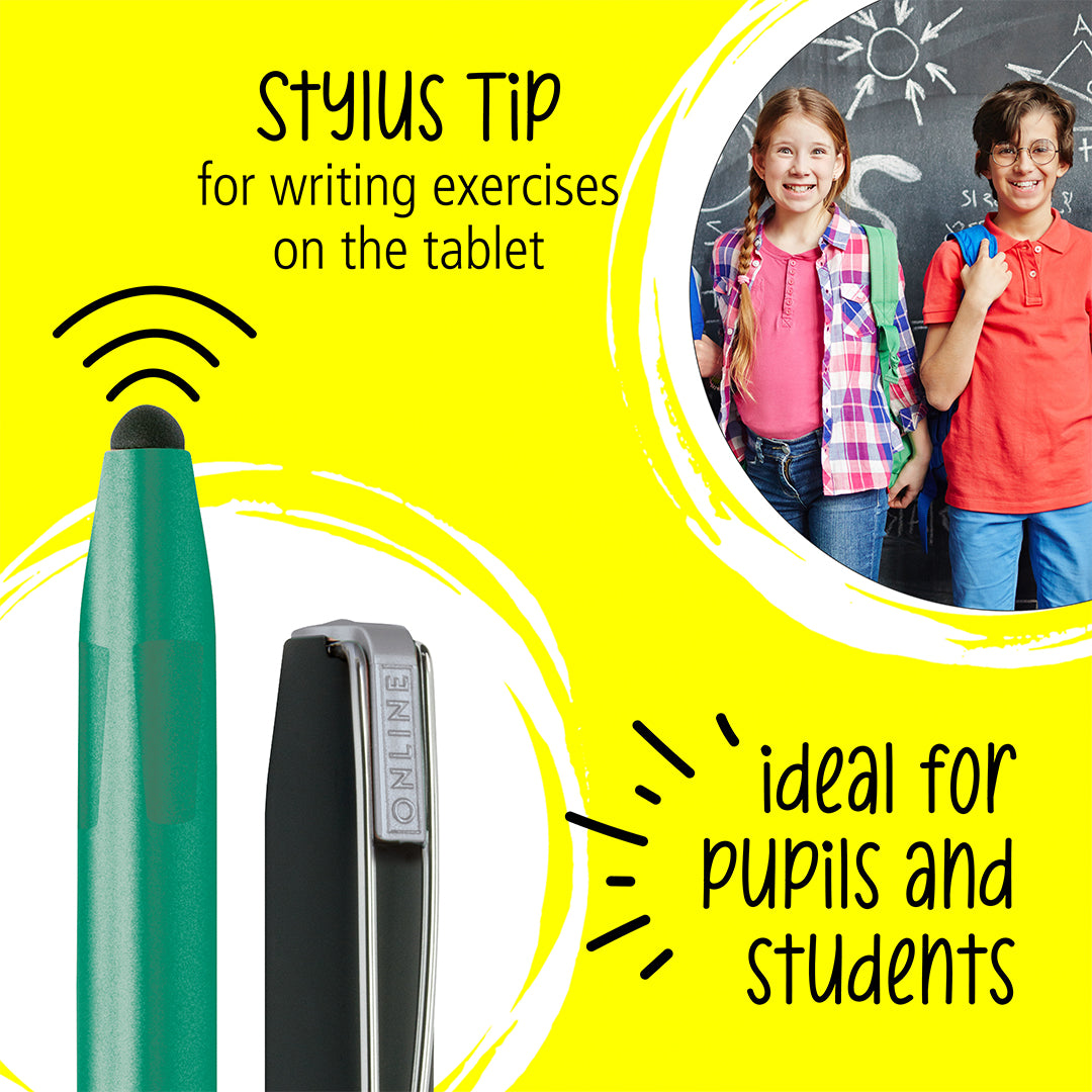 ONLINE Switch Plus Rollerball Pen with Stylus Tip Green