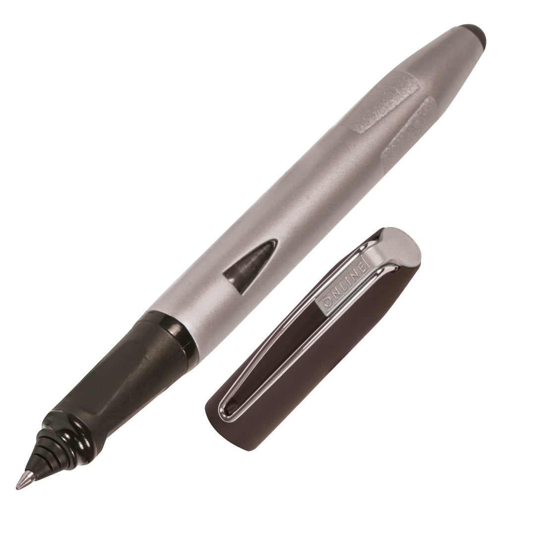 ONLINE Switch Plus Rollerball Pen with Stylus Tip Silver