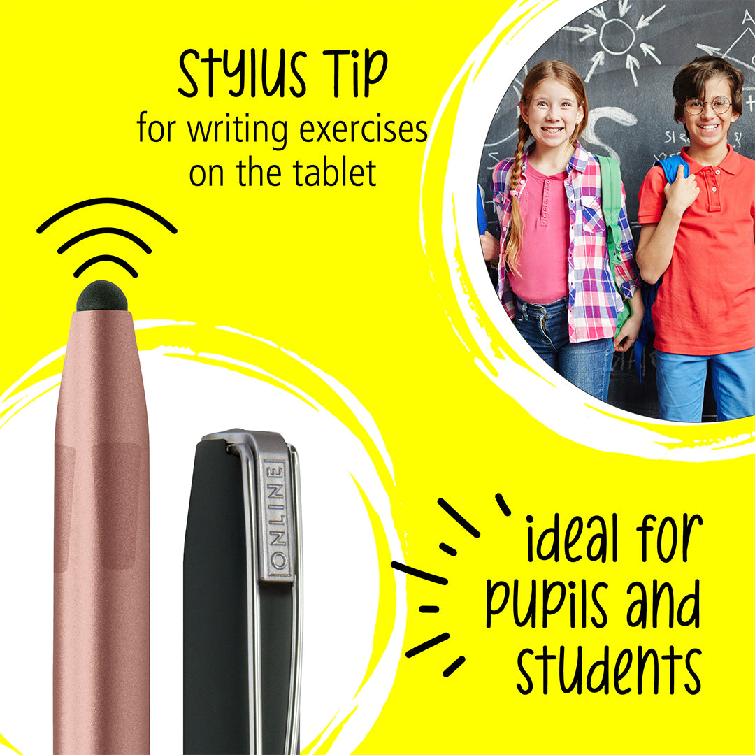 ONLINE Switch Plus Fountain Pen with Stylus Tip Rosegold