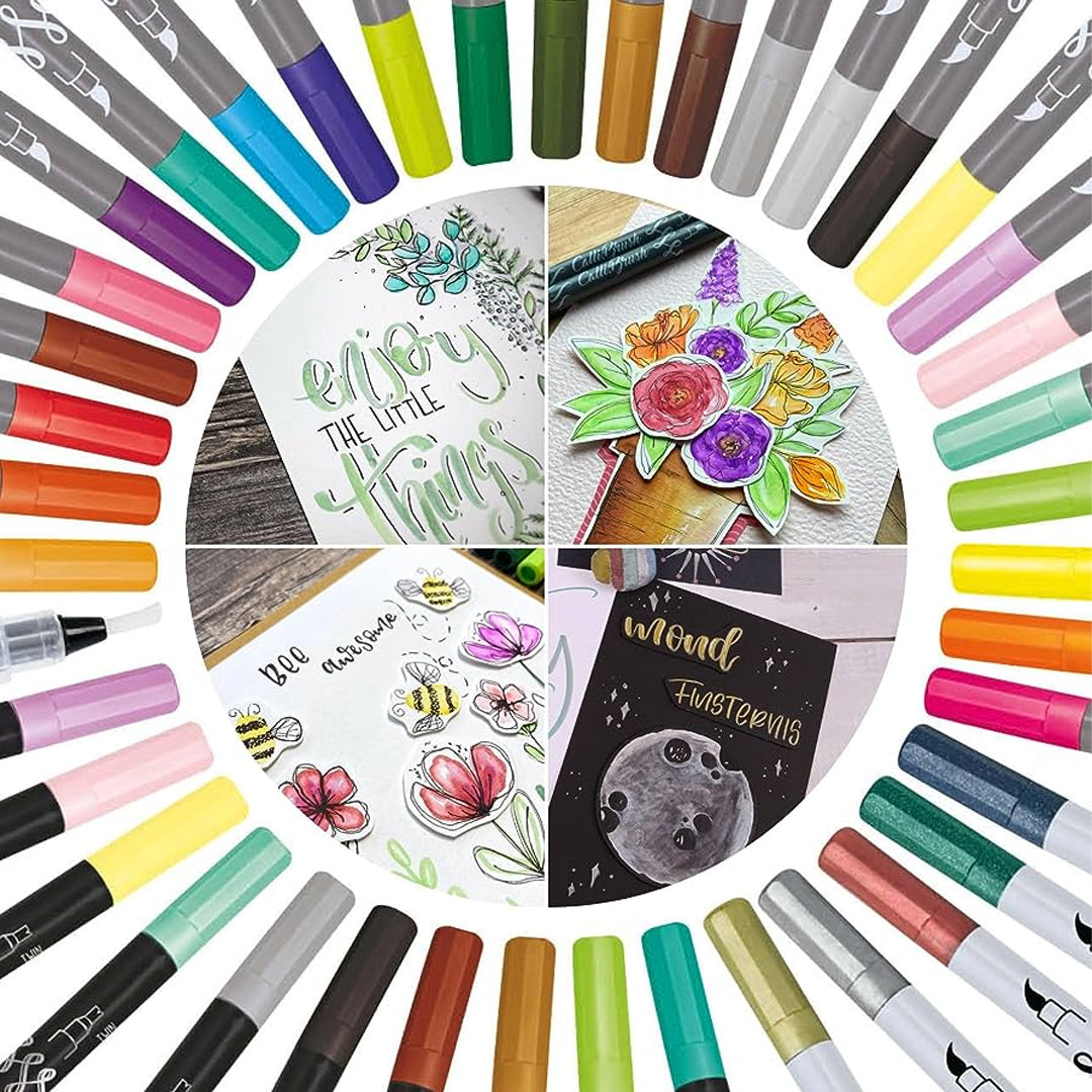 ONLINE Calligraphy Brush Gift Set of 40