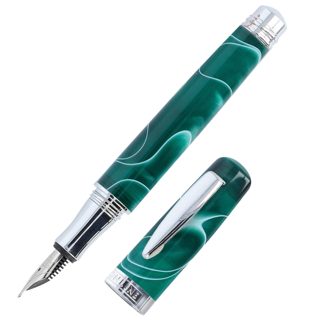 ONLINE Bohemian Art Fountain Pen Green