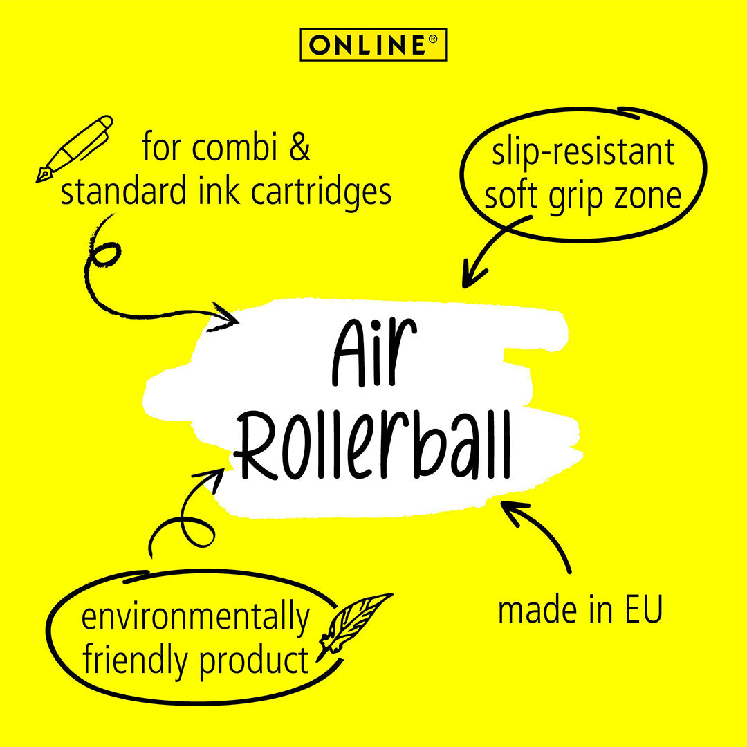 ONLINE AIR Blue Angel Certificated Rollerball Pen Blue n'Grey