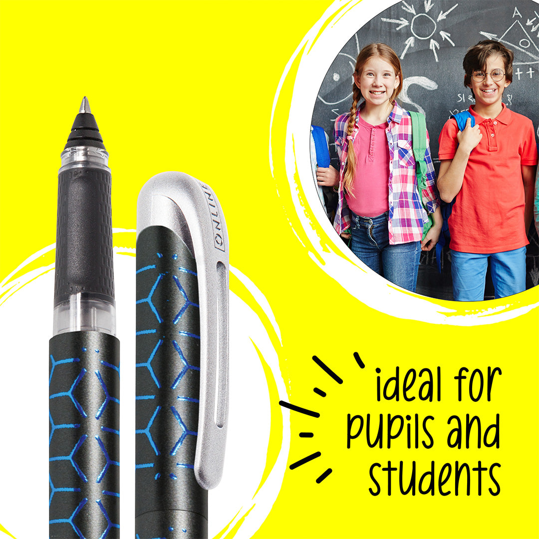 ONLINE College Rollerball Black Style Blue