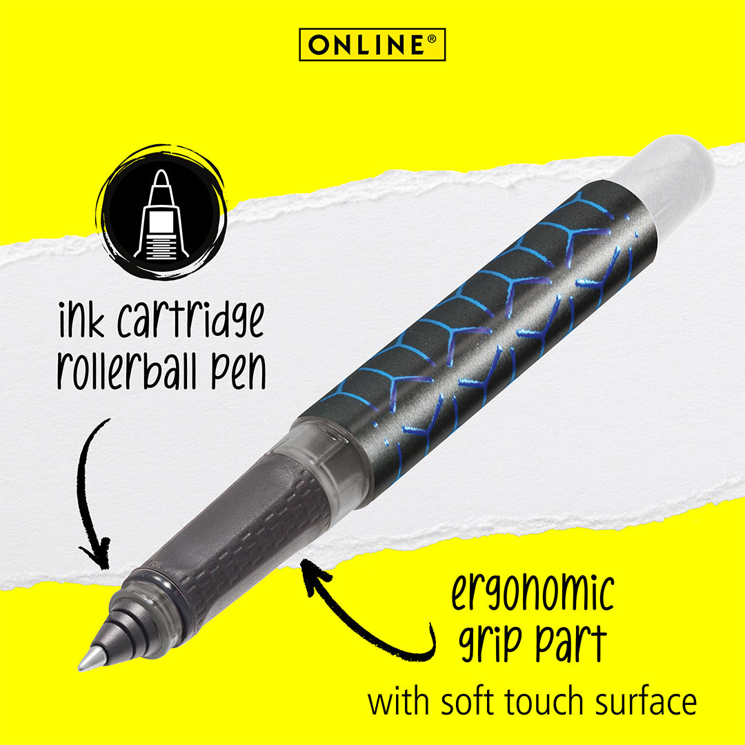 ONLINE College Rollerball Black Style Blue
