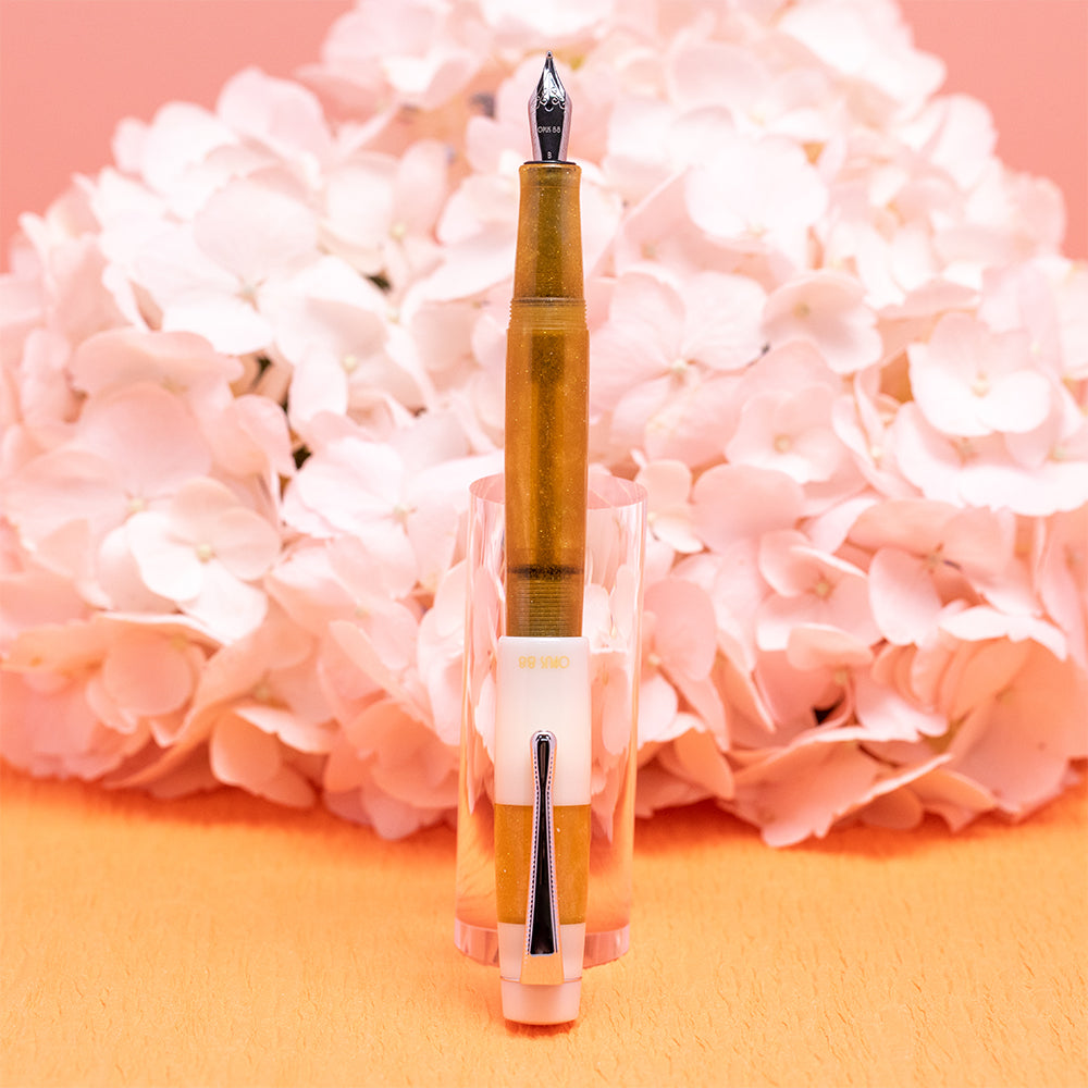 Opus 88 Koloro Eye Dropper Fountain Pen Gold by Opus 88 at Cult Pens