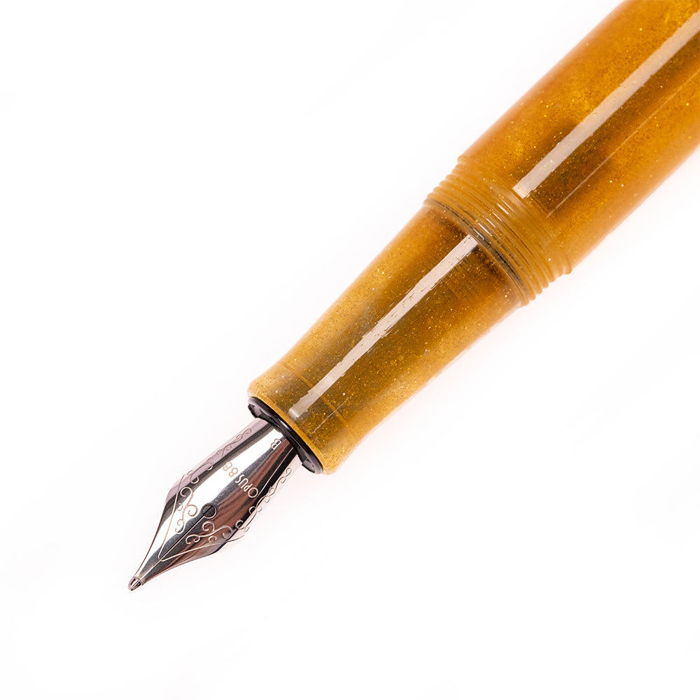 Opus 88 Koloro Eye Dropper Fountain Pen Gold by Opus 88 at Cult Pens