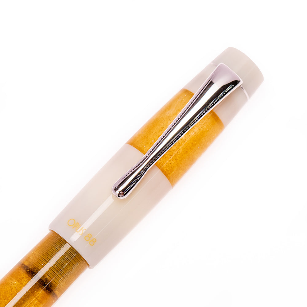 Opus 88 Koloro Eye Dropper Fountain Pen Gold by Opus 88 at Cult Pens