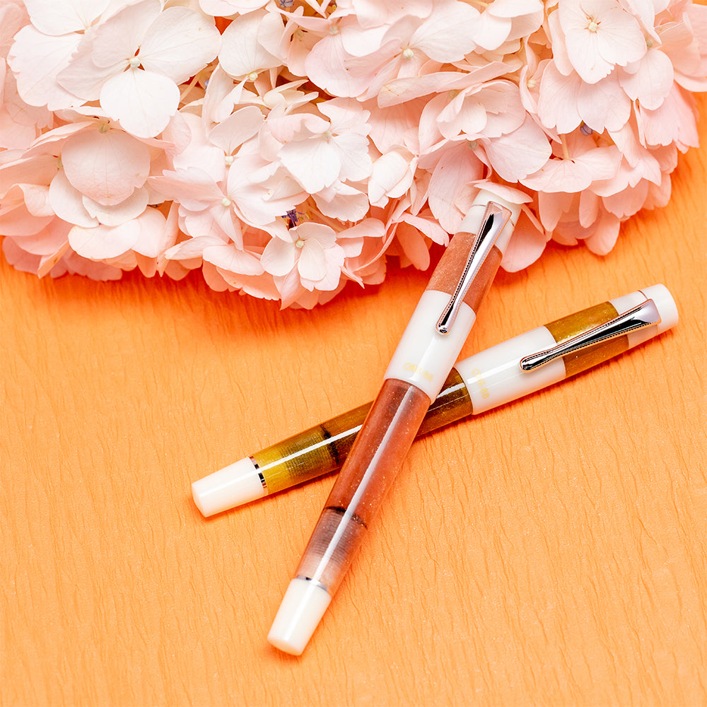 Opus 88 Koloro Eye Dropper Fountain Pen Gold by Opus 88 at Cult Pens