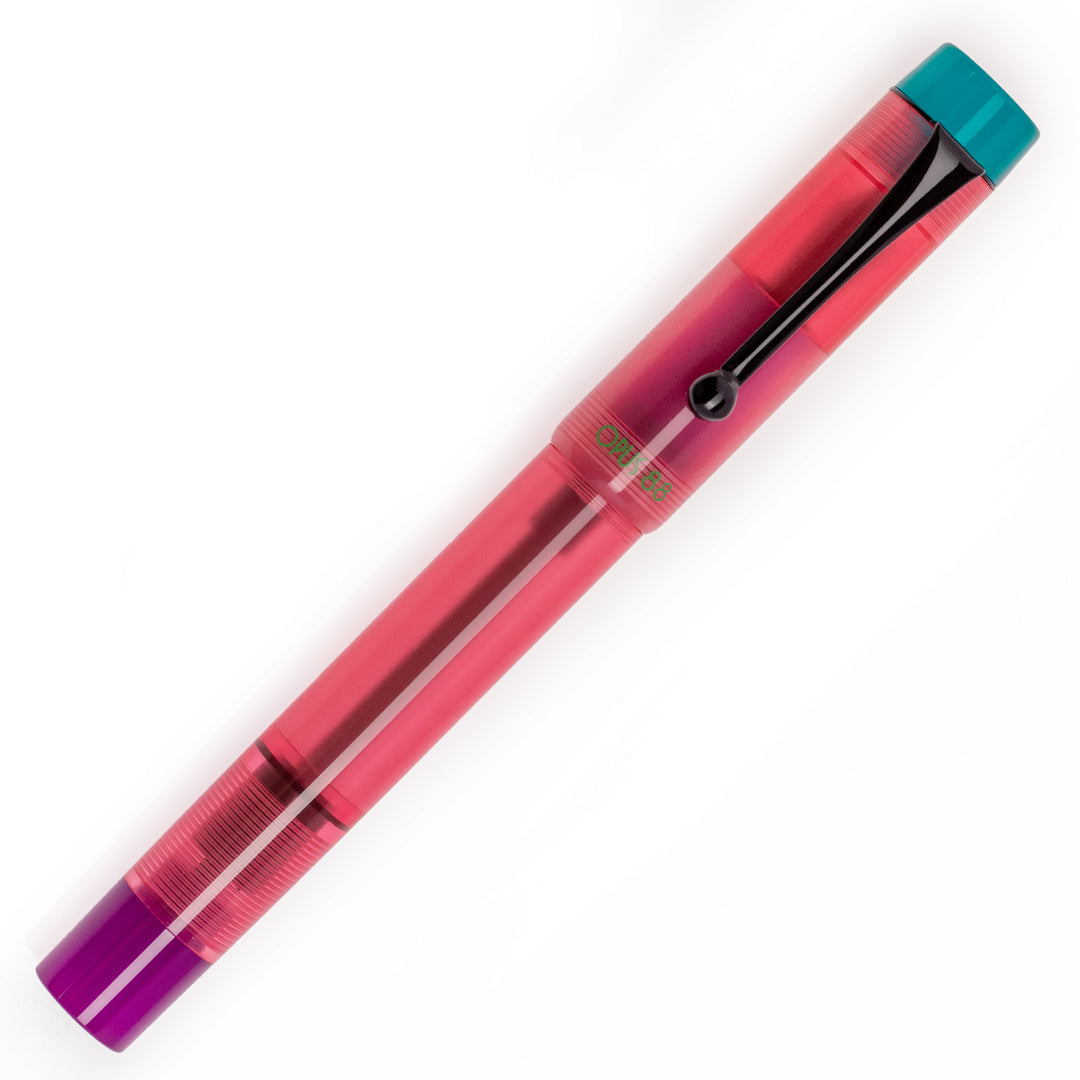 Opus 88 Demonstrator Eye Dropper Fountain Pen 2024 Pink