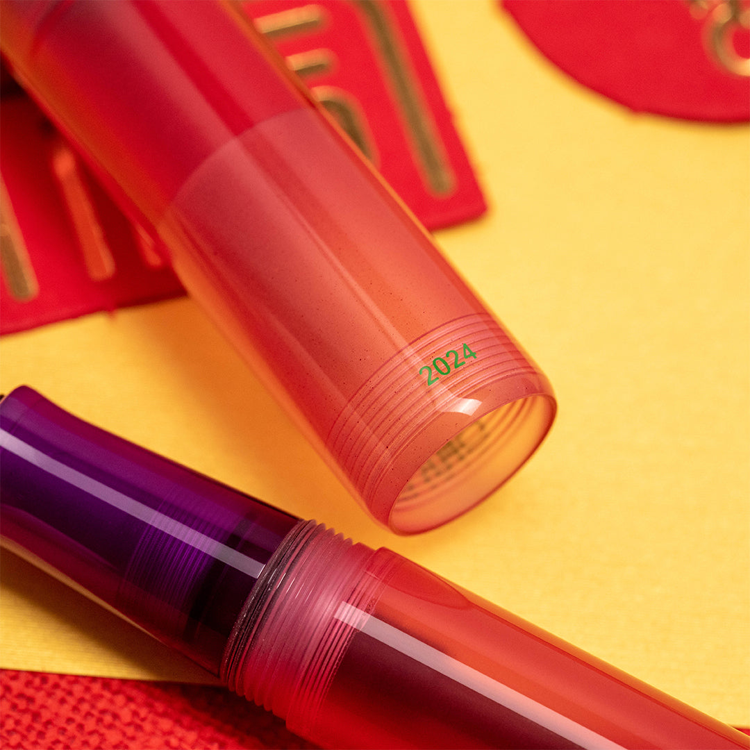 Opus 88 Demonstrator Eye Dropper Fountain Pen 2024 Pink