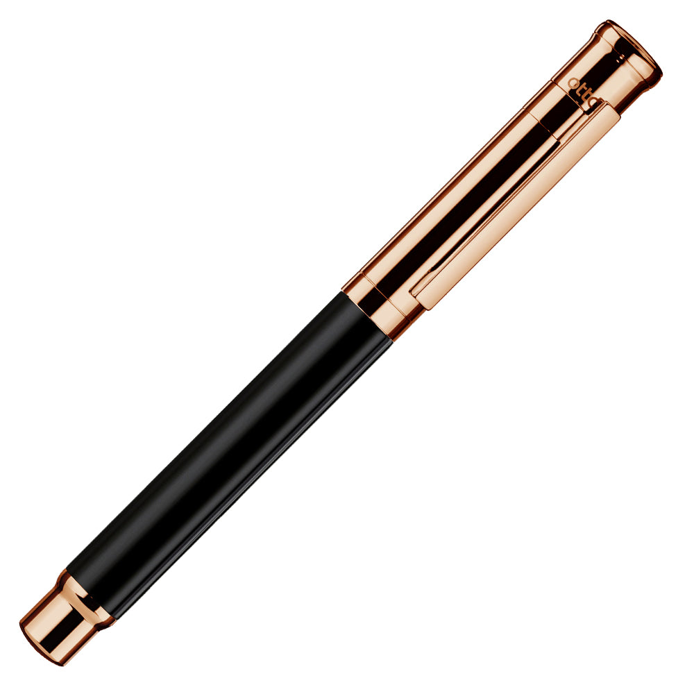 Otto Hutt design04 Gloss Black with Rosegold Trim
