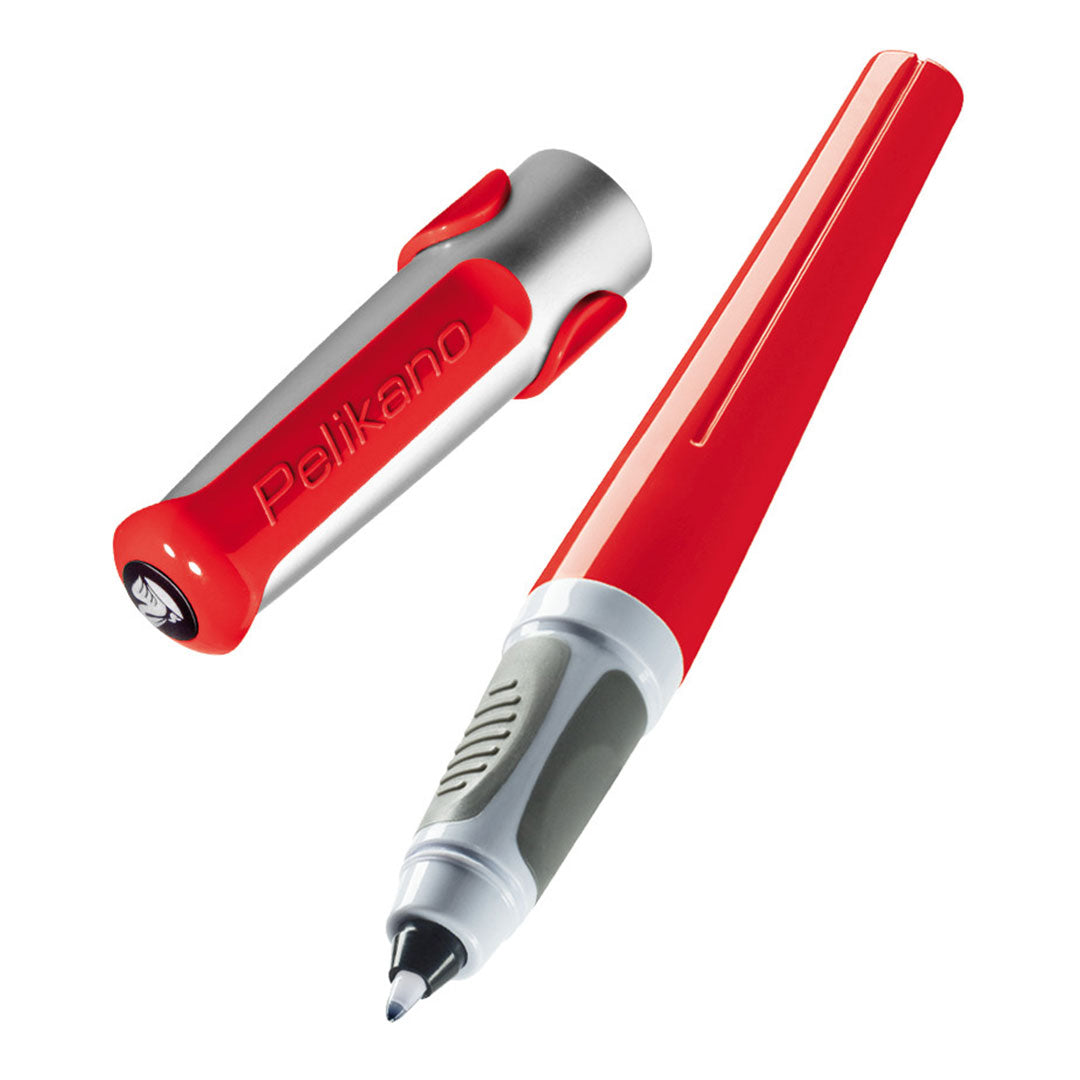 Pelikan Pelikano Rollerball Left Handed with 2 Cartridges Red