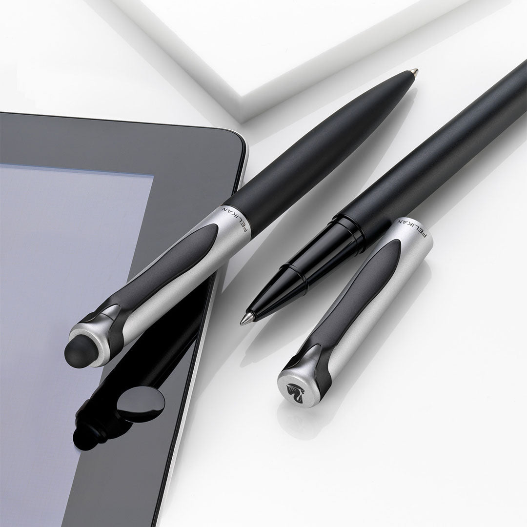 Pelikan Stola 2 Rollerball Pen Black And Silver