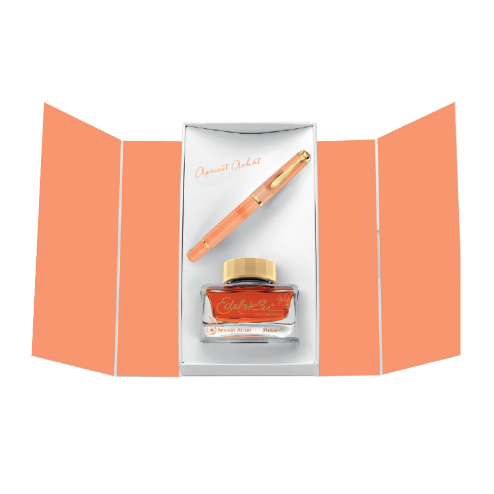 Pelikan Classic M200 Fountain Pen and Ink Gift Apricot Achat