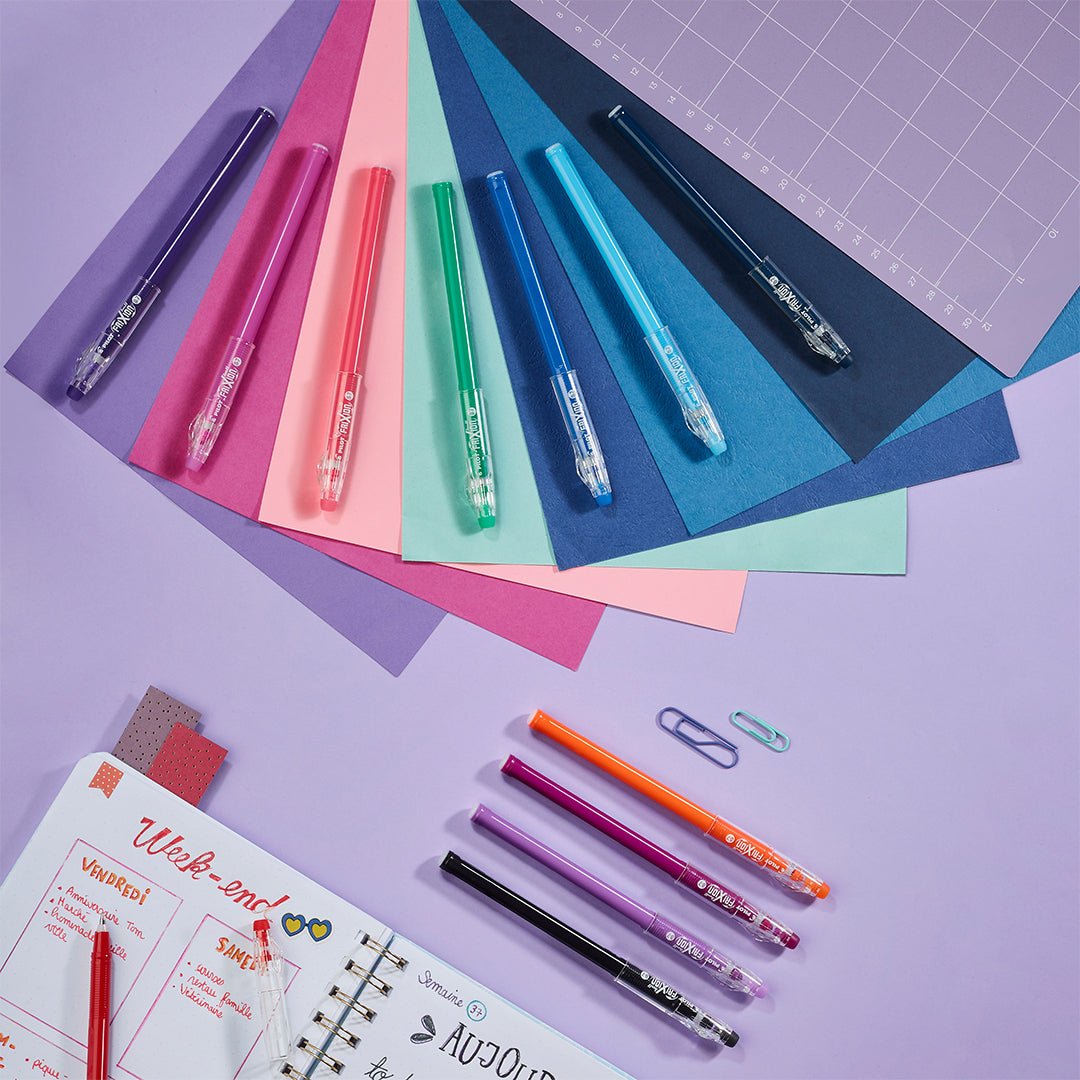 Pilot FriXion Stick Erasable Gel Pens 6 Piece Wallet Assorted