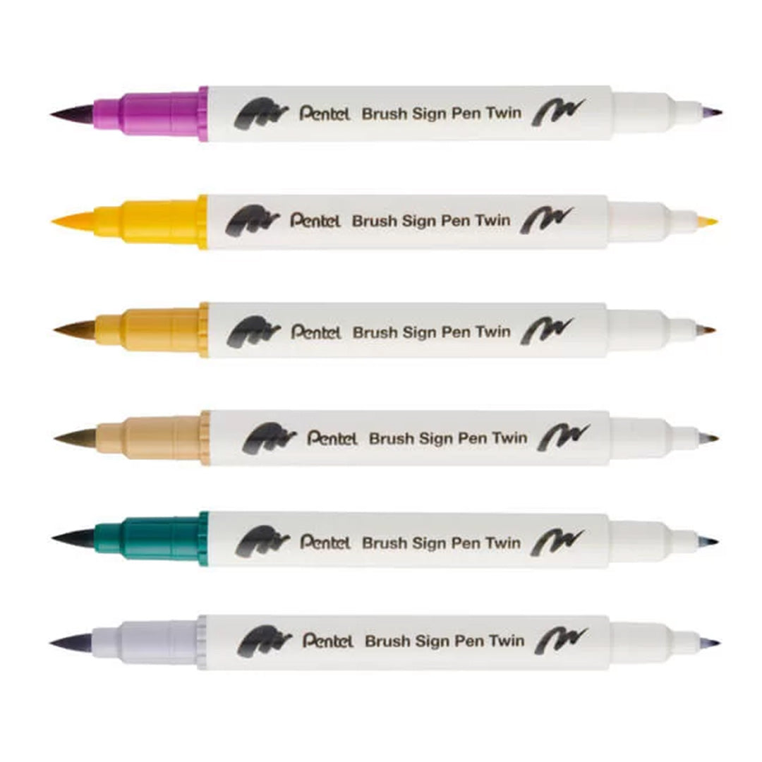 Pentel Touch Brush Sign Pen Twin Tip SESW30C