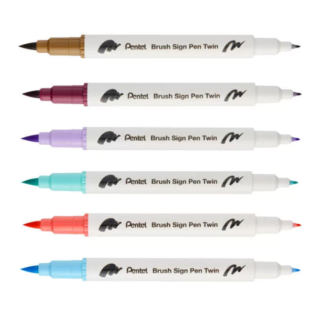Pentel Touch Brush Sign Pen Twin Tip SESW30C