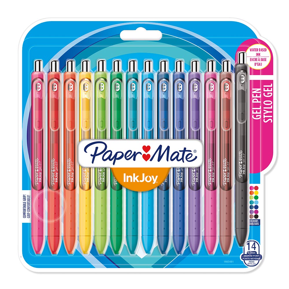 Paper Mate InkJoy Gel Pen 0.7mm Assorted Set of 14