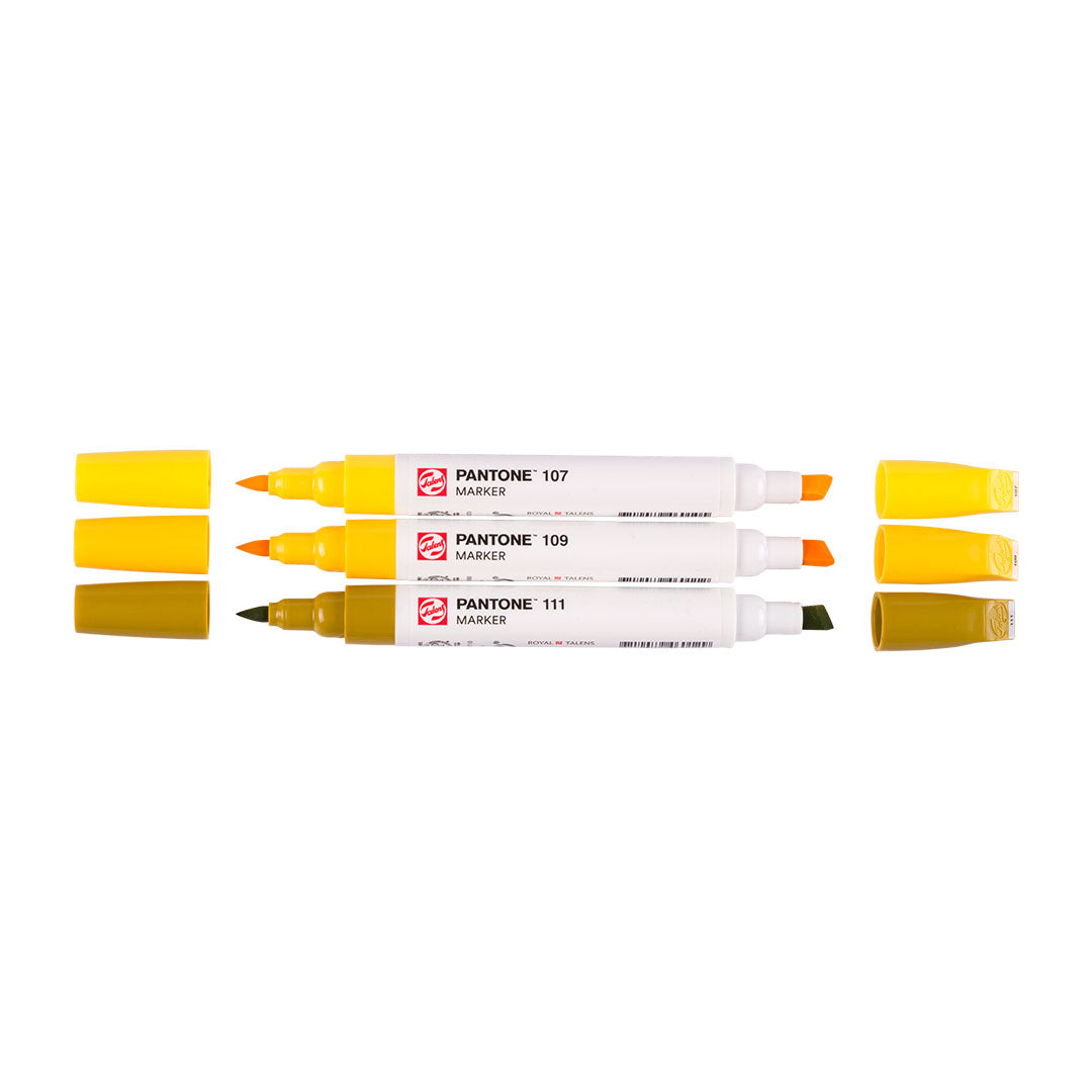 Talens Pantone Water Based Marker Set Of 3 Yellow