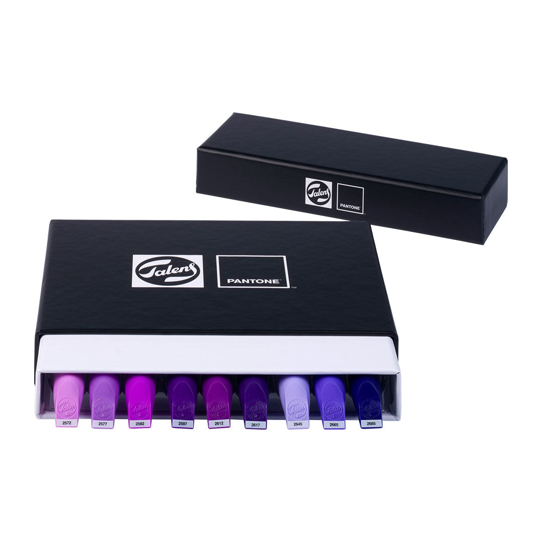 Talens Pantone Water Based Marker Set Of 9 Purple