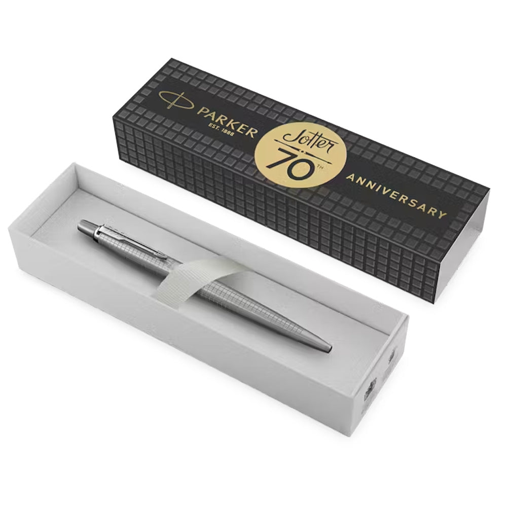 Parker Jotter 70th Anniversary Special Edition Ballpoint Pen Stainless Steel Trim