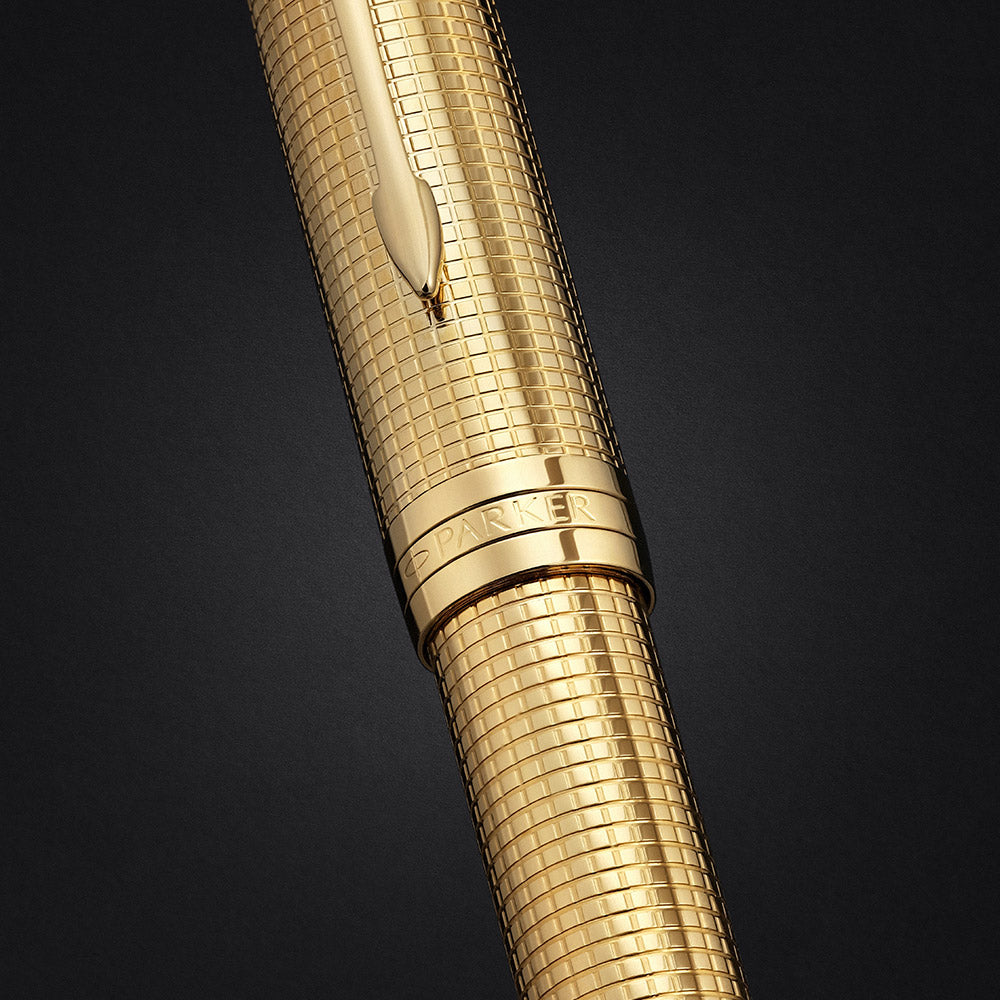 Parker Sonnet Ballpoint Pen Cisele Gold